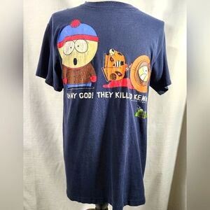 Mens Navy Graphic T-Shirt